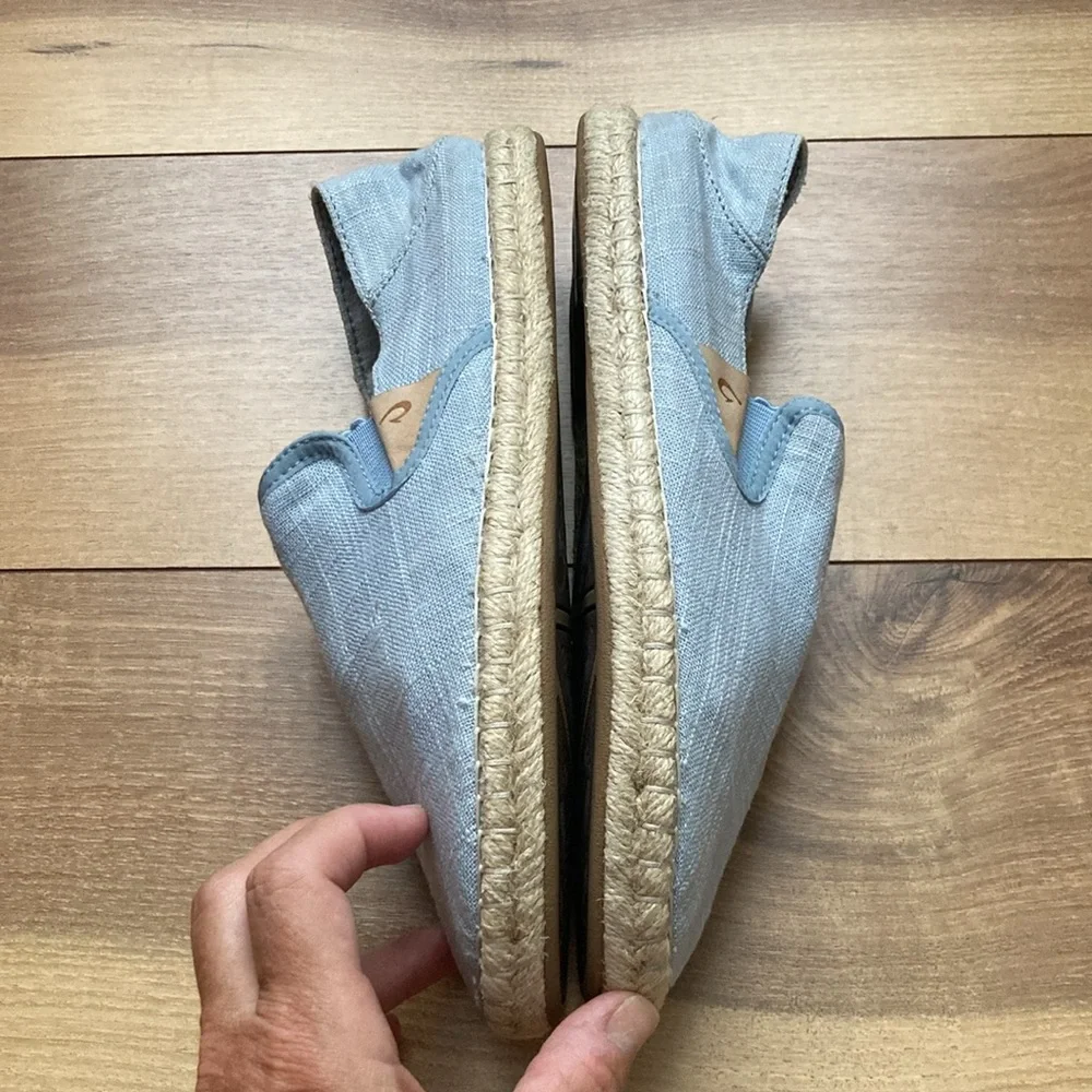 OluKai Kaula Pa’a Kapa Espadrilles. Size 8